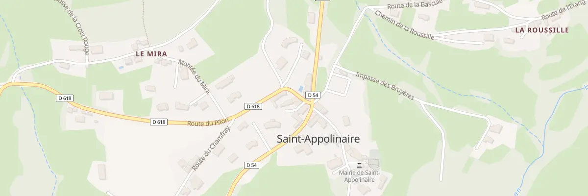 Plan du 23 Rte du Pilon à Saint-Appolinaire