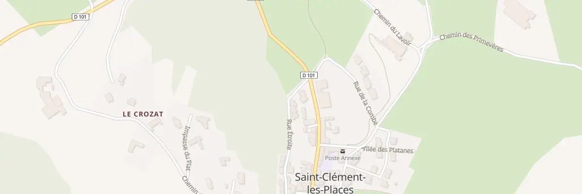 Plan du 40 Gr Grande Rue à Saint-Clément-les-Places