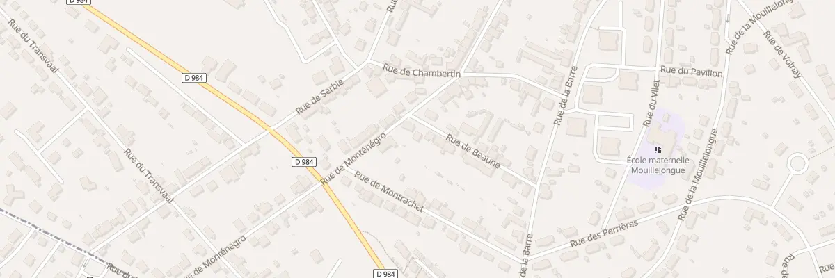 Plan du 4 Rue de Beaune au Creusot