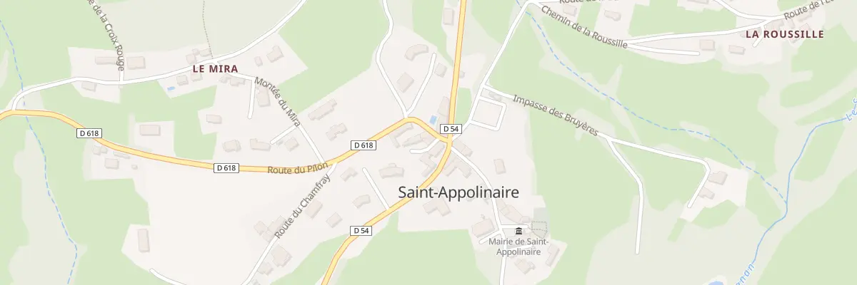 Plan du 15 Rte du Pilon à Saint-Appolinaire