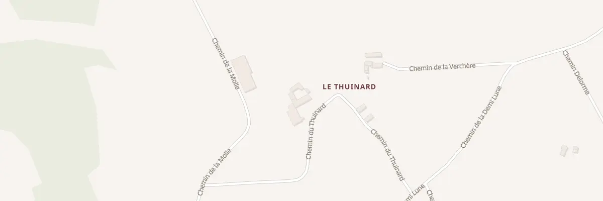 Plan du 275 Che du Thuinard à Longessaigne