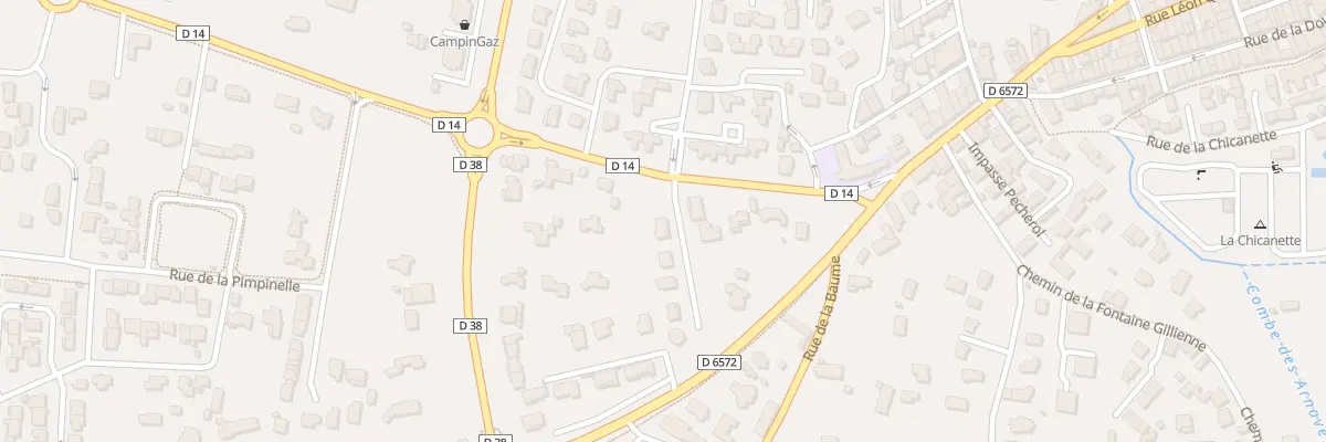Plan du 2 Rue du Moulin de Guindon à Saint-Gilles