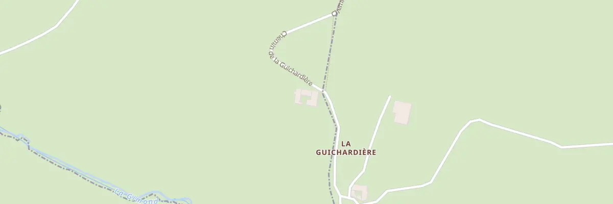 Plan du 460 Che de la Guichardiere à La Gimond