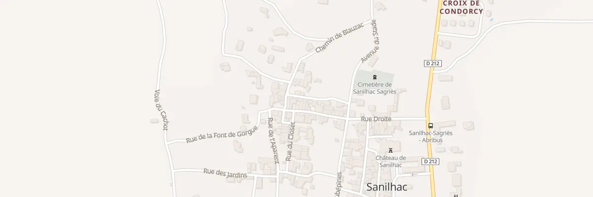 Plan du 5057 Che de Blauzac à Sanilhac-Sagriès