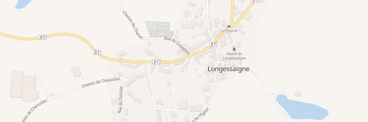 Plan du 5024 Le Bourg à Longessaigne