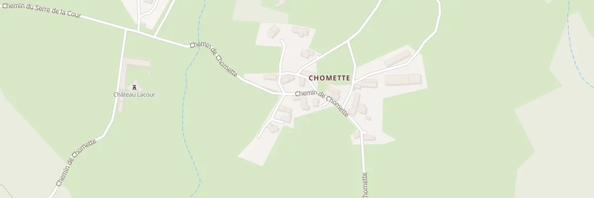 Plan du 2210 Che de Chomette à Saint-Agrève