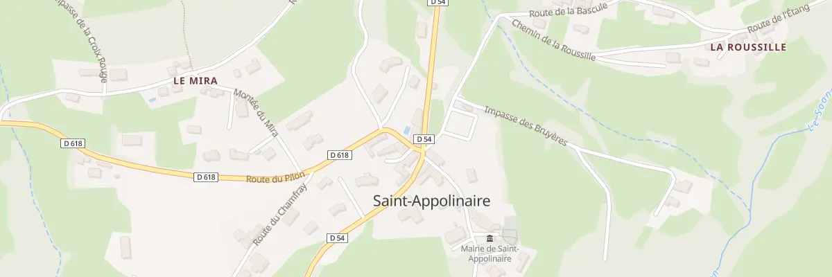 Plan du 5047 Le Bourg à Saint-Appolinaire