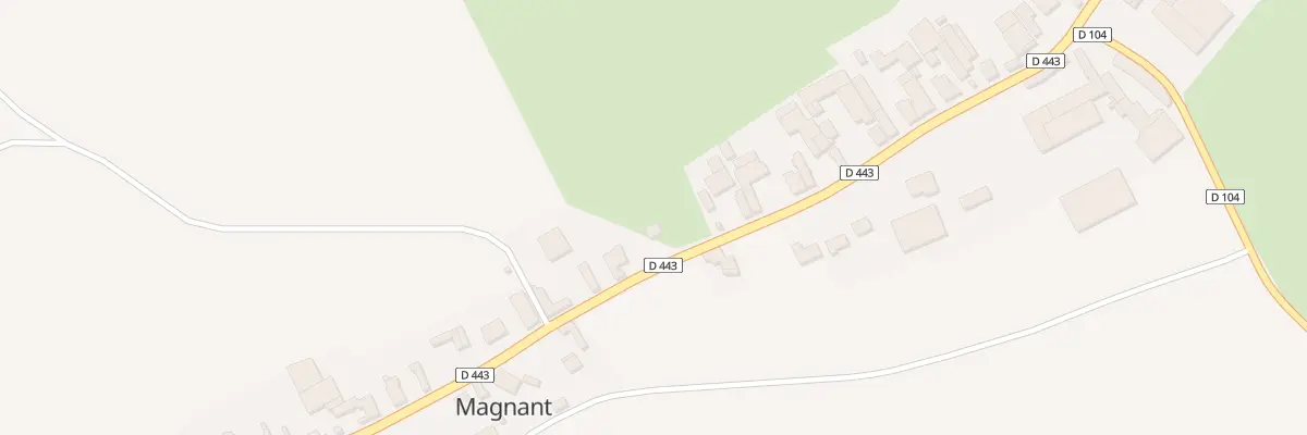 Plan du 57B Rue du Marechal Leclerc à Magnant