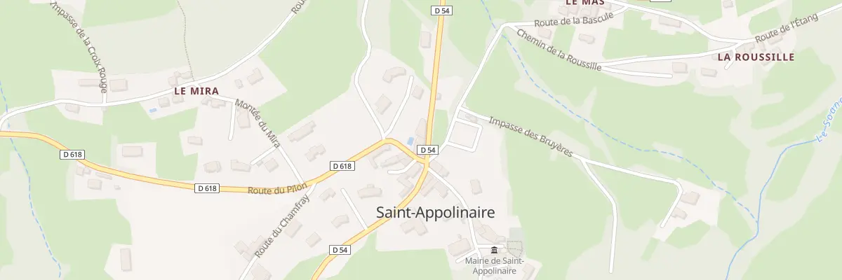 Plan du 5047A Le Bourg à Saint-Appolinaire