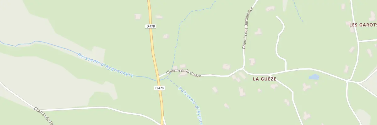 Plan du 45 Che de la Gueze à Saint-Jean-Roure