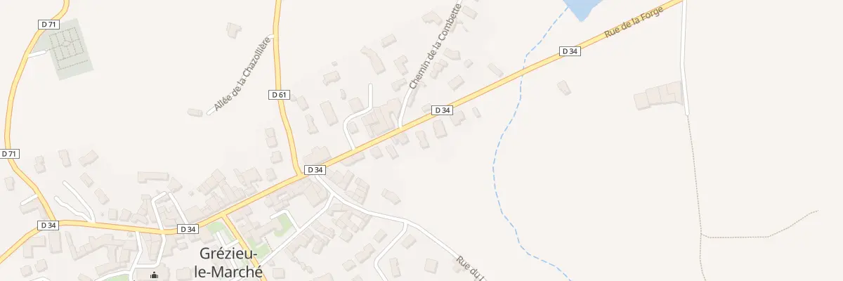Plan du 240 Rue de la Forge à Grézieu-le-Marché