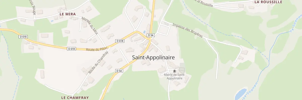 Plan du 14 Rue de l’Eglise à Saint-Appolinaire