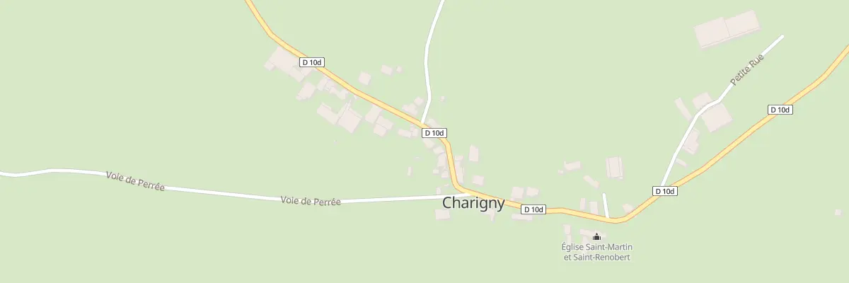 Plan du 9 Che de l’Ancienne Route à Charigny