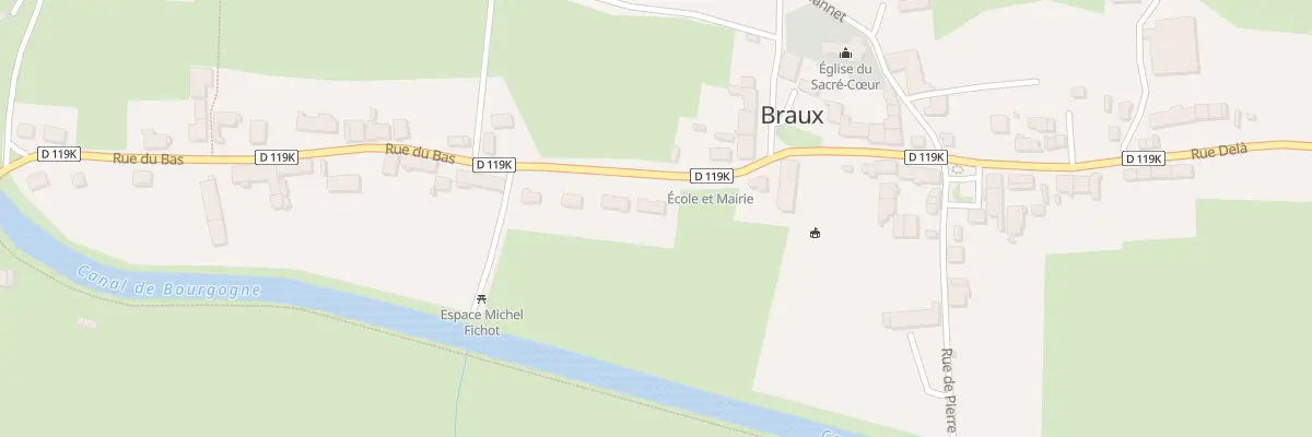 Plan du 21 Rue du Bas à Braux