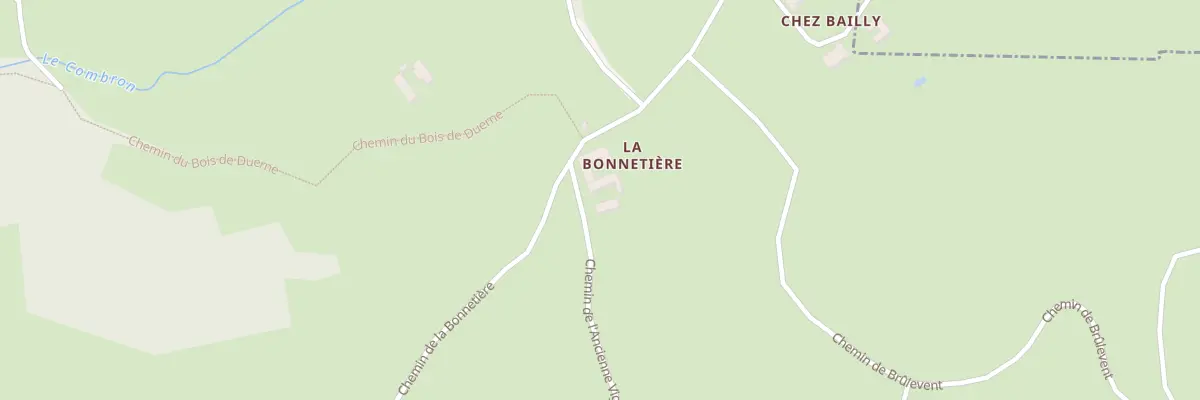 Plan du 1745 Che de la Bonnetière à Haute-Rivoire