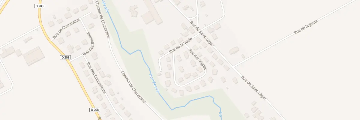 Plan du 16 Rue des Vignes à Saint-Étienne-au-Temple