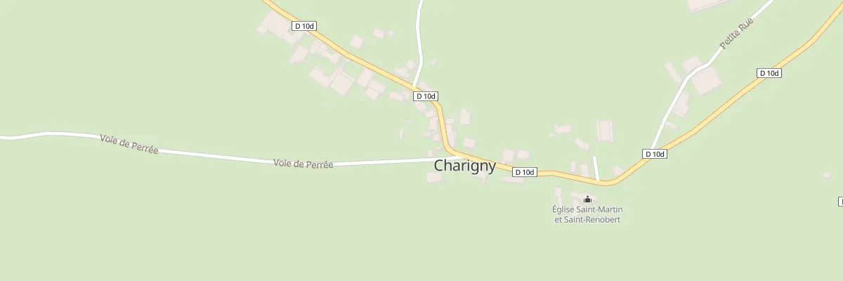 Plan du 13 Che de l’Ancienne Route à Charigny