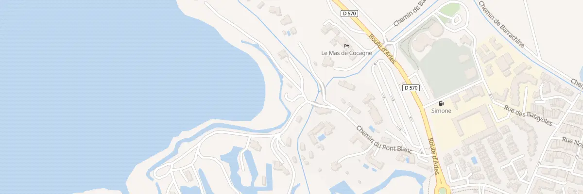 Plan du 249 Chem Chemin du Pont Blanc à Saintes-Maries-de-la-Mer