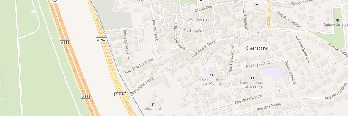 Plan du 13 Rue Xavier Tronc à Garons