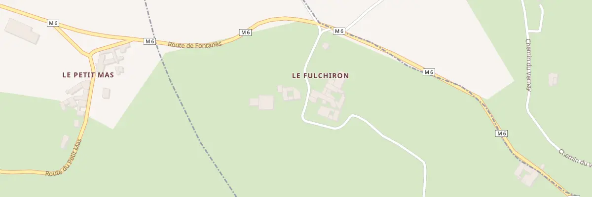Plan du 136 Che du Fulchiron à Fontanès