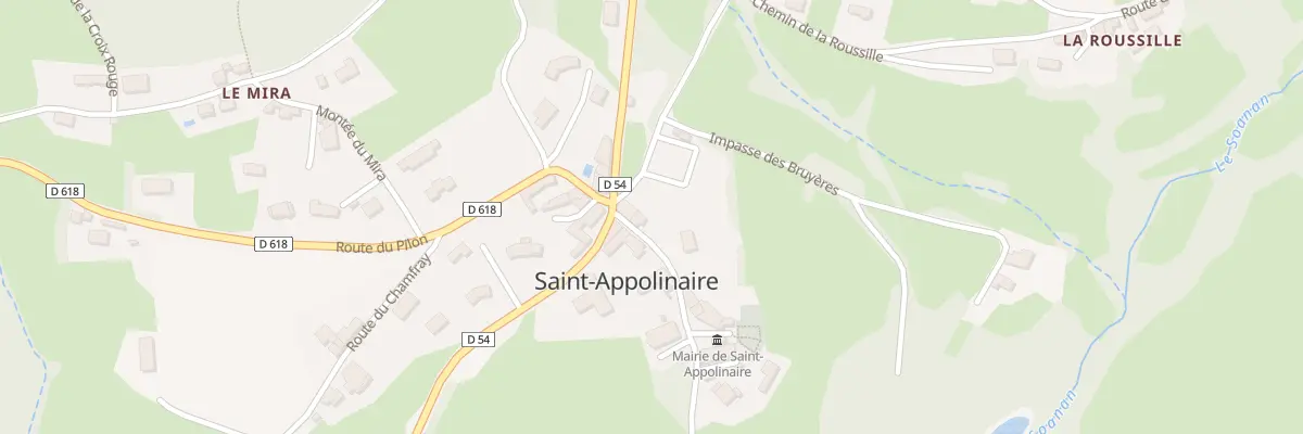 Plan du 17 Rue de l’Eglise à Saint-Appolinaire