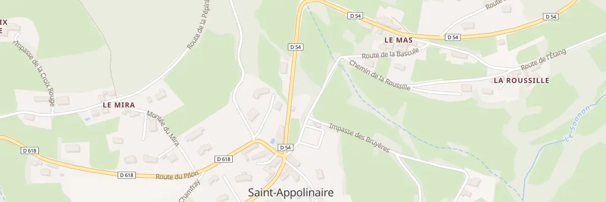 Plan du 5049 Le Bourg à Saint-Appolinaire