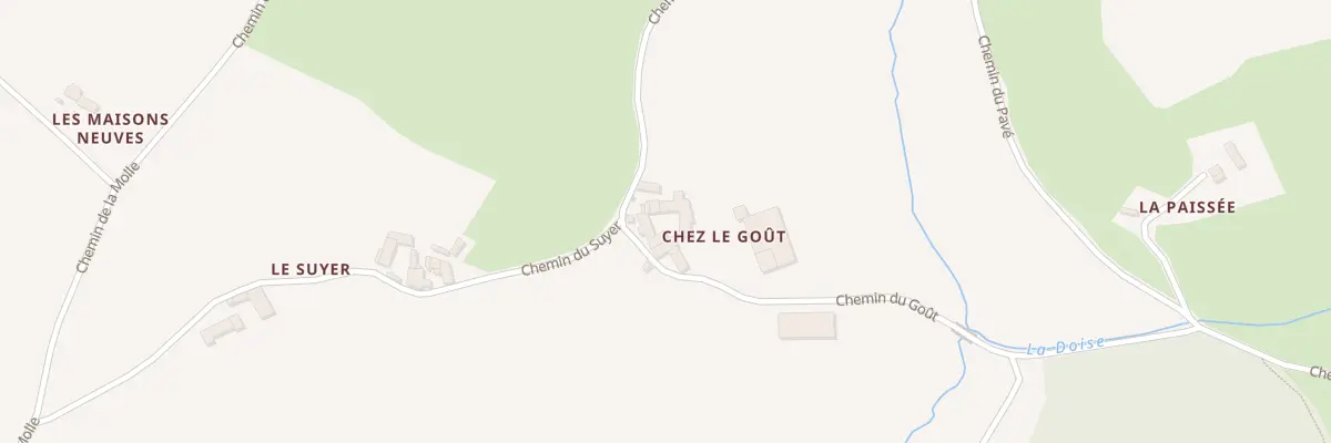 Plan du 415 Che du Gout à Longessaigne