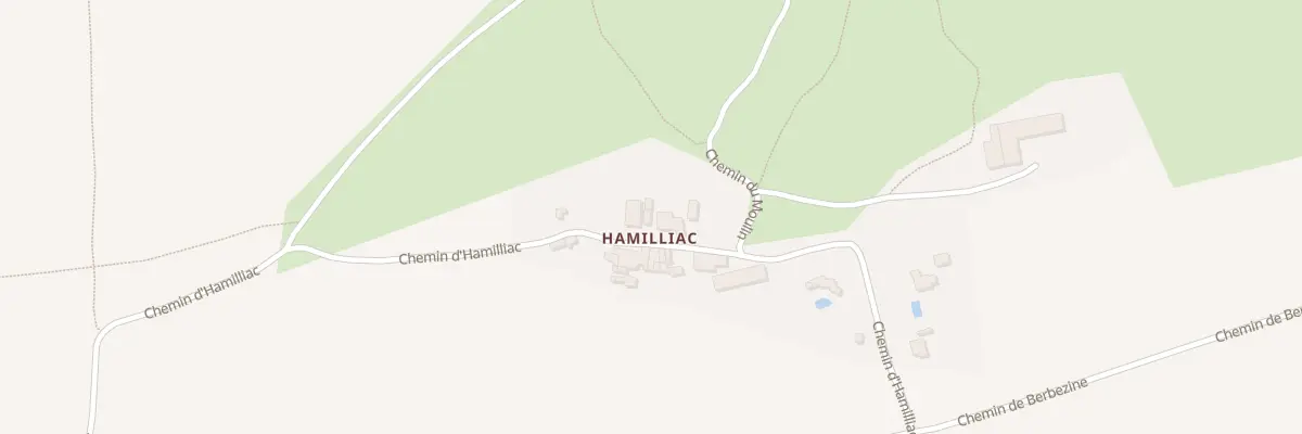 Plan du 6039 Hamilliac à Fontarèches