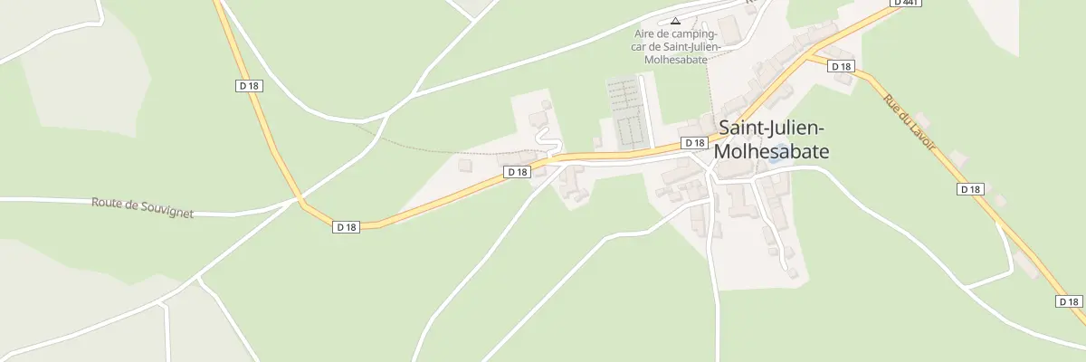 Plan du 5003 Le Bourg à Saint-Julien-Molhesabate