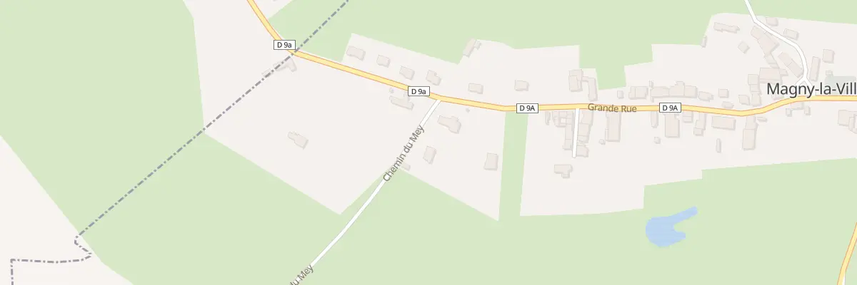 Plan du 1 Che du Mey à Magny-la-Ville