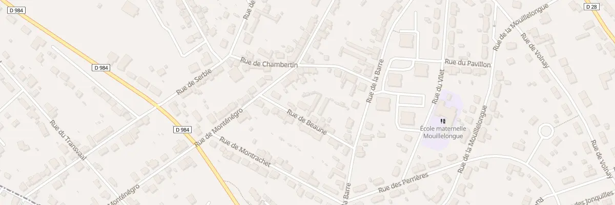 Plan du 5 Rue de Beaune au Creusot