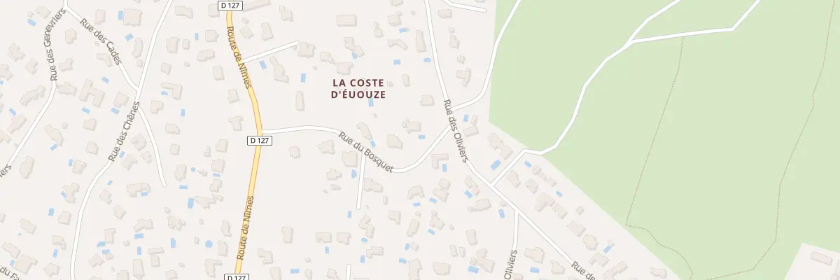 Plan du 233 Rue du Bosquet à Poulx