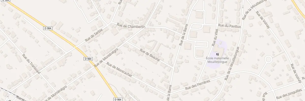 Plan du 7 Rue de Beaune au Creusot