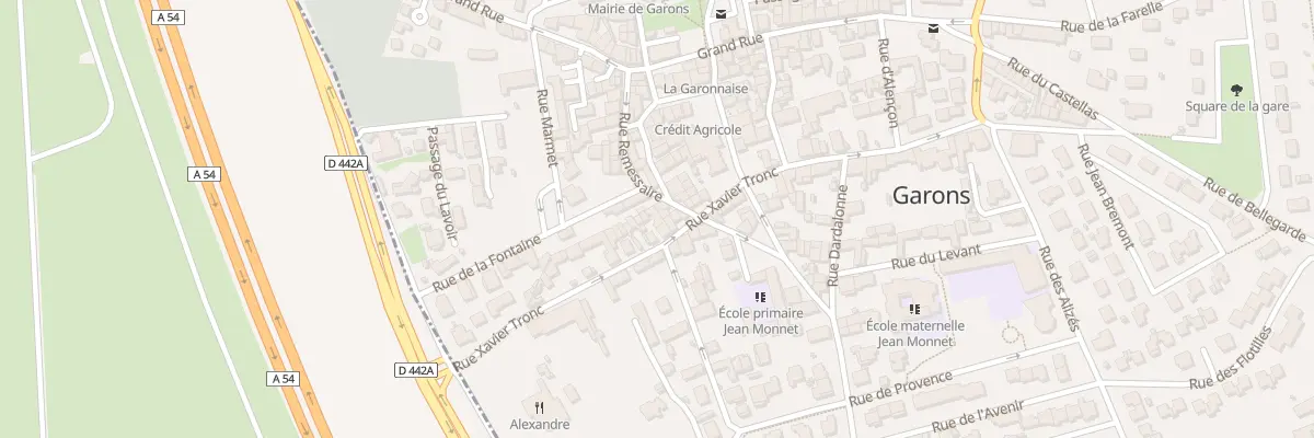 Plan du 23 Rue Xavier Tronc à Garons