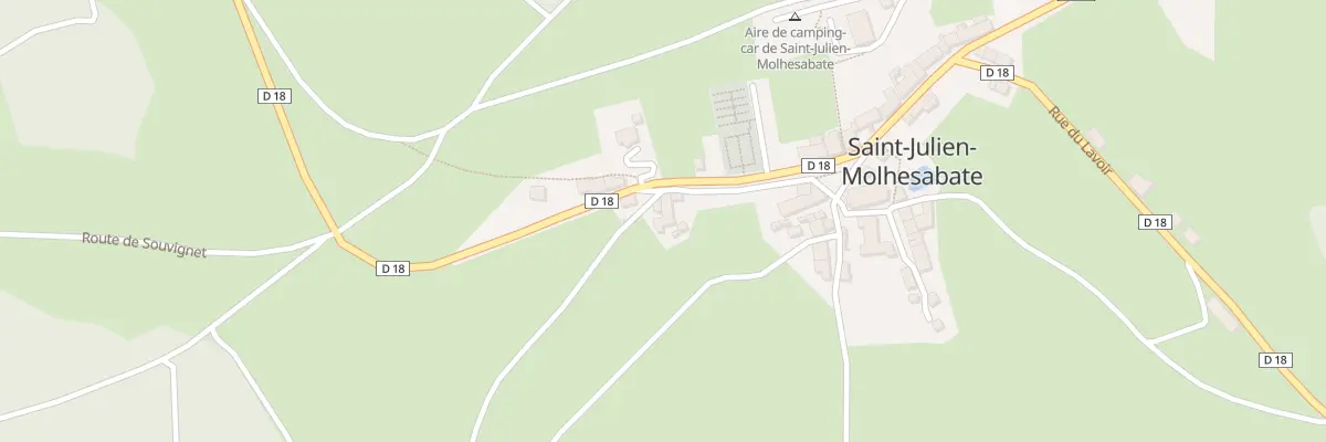 Plan du 5006 Le Bourg à Saint-Julien-Molhesabate