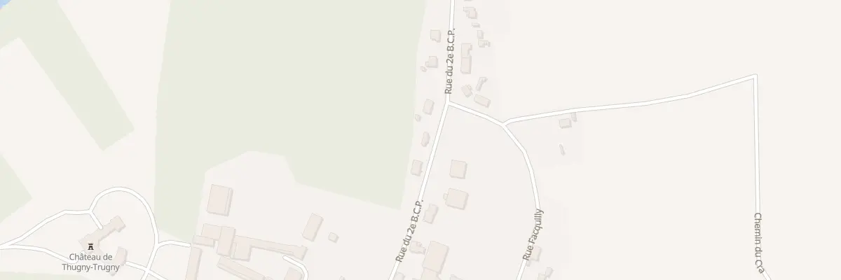 Plan du 11 Rue du 2e Bcp à Thugny-Trugny
