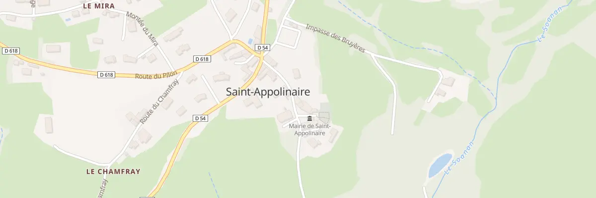 Plan du 89 Rue de l’Eglise à Saint-Appolinaire