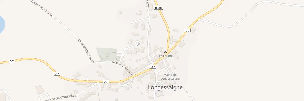 Plan du 40 Rue de Rampot à Longessaigne