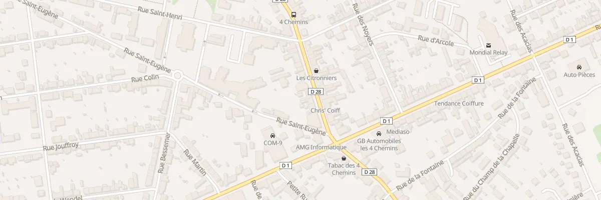 Plan du 134 Rue Edith Cavell au Creusot