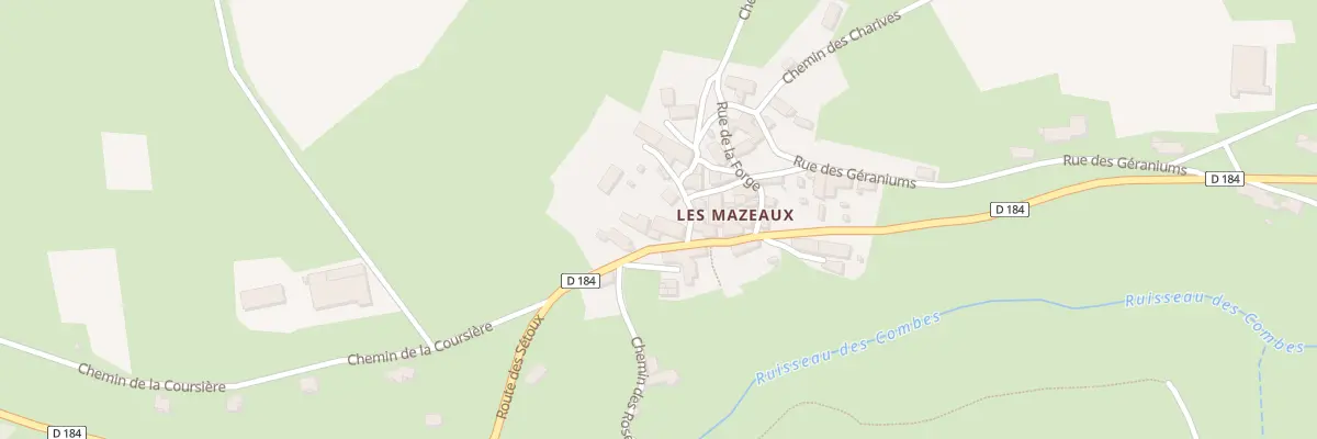 Plan du 392 Rte des Sétoux à Riotord