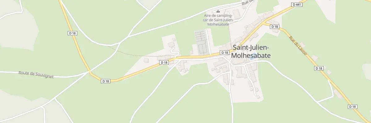 Plan du 5004 Le Bourg à Saint-Julien-Molhesabate