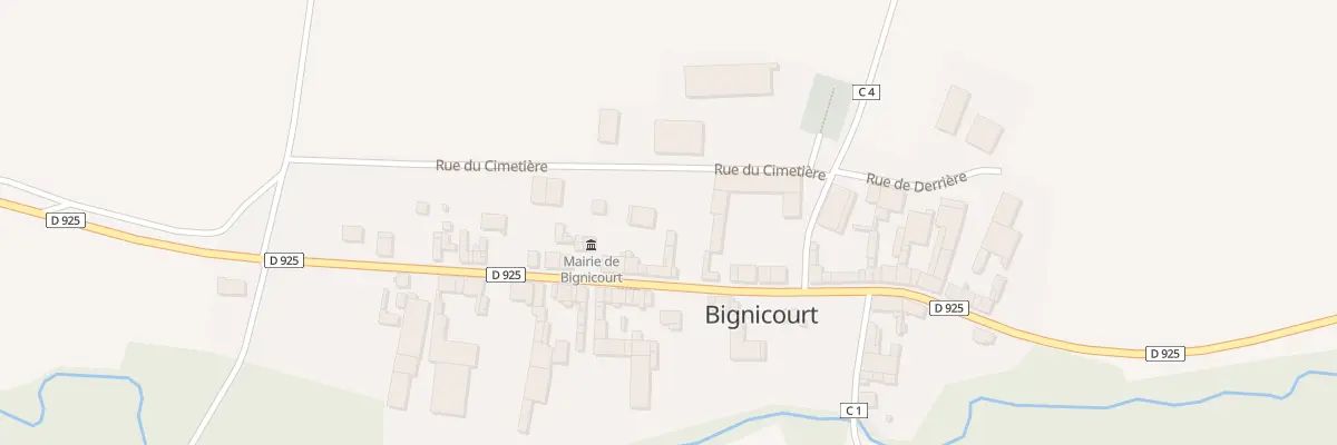 Plan du 20 Rue Principale à Bignicourt