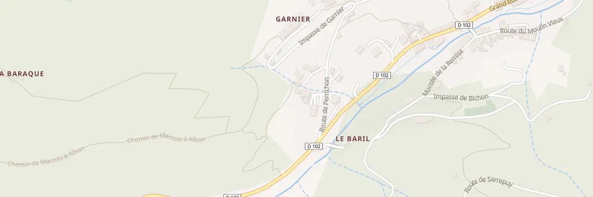 Plan du 5036 Le Bourg à Albon-d’Ardèche