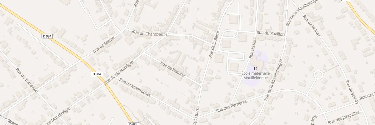 Plan du 9 Rue de Beaune au Creusot