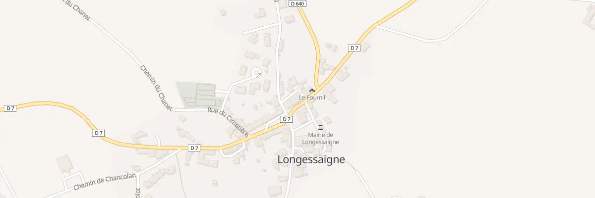 Plan du 220 Grande Rue à Longessaigne