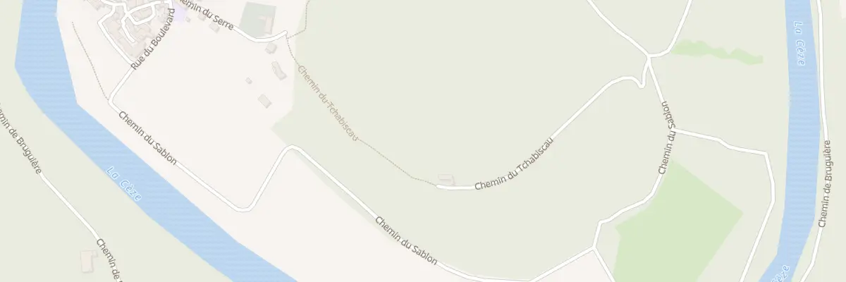 Plan du 271 Che du Tchabiscau à Montclus