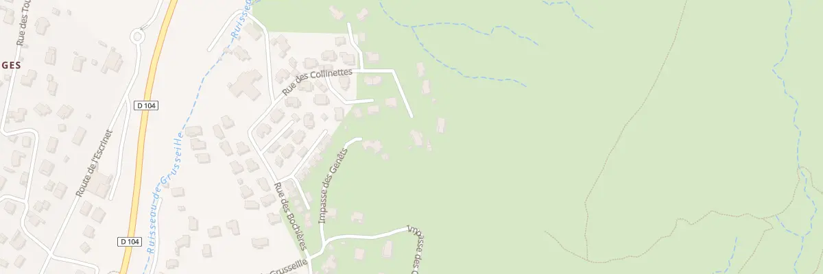 Plan du 5754 Les Bochieres Ouest à Saint-Privat