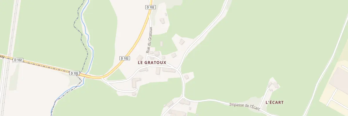 Plan du 5548 Le Gratoux à Saint-Eusèbe