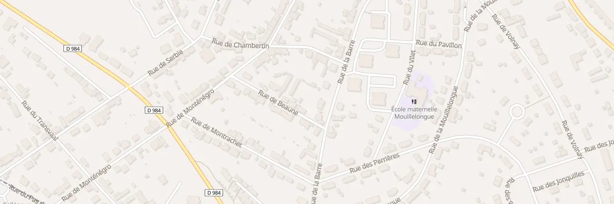 Plan du 11 Rue de Beaune au Creusot