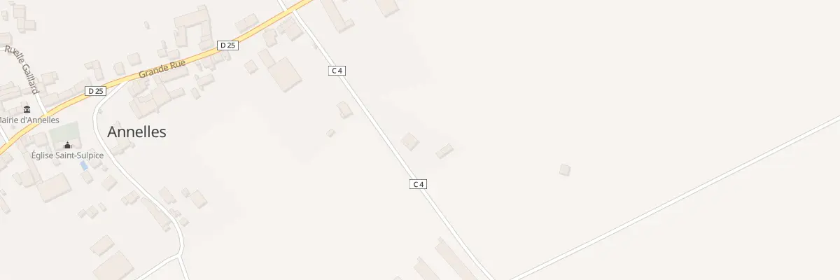 Plan du 3 Rte de Bignicourt à Annelles